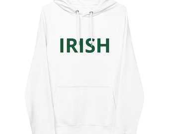 Irish White Hoodie, Unisex