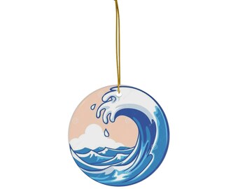 Ceramic Holiday Ornament, Avalon