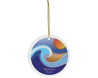 Bethany Beach Ceramic Ornament
