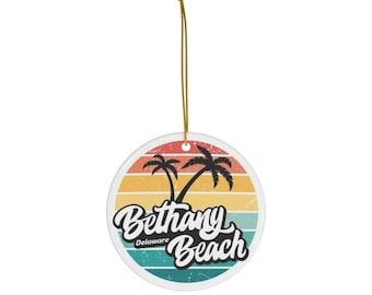 Bethany Beach Ceramic Ornament