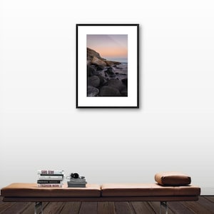 Art photography Conque beach 50 x 70 cm framed 61 x 91 cm