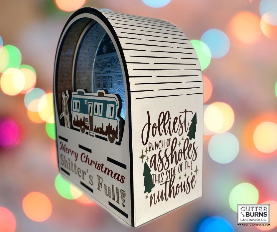 Laser Cut Shitter's Full Cousin Eddie Griswold Christmas Vacation Light ...