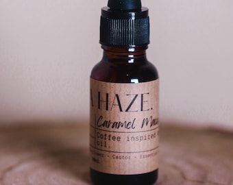 Caramel Macchiato Beard Oil, Vegan, Handmade, Cruelty Free, Beard Growth 20ml