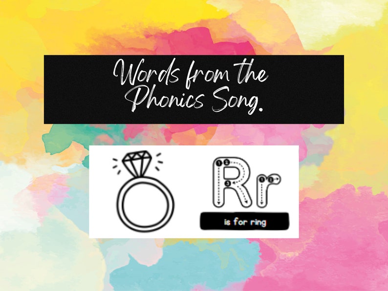 26 Letters Tracing Worksheets Based on the Phonics Song - Etsy