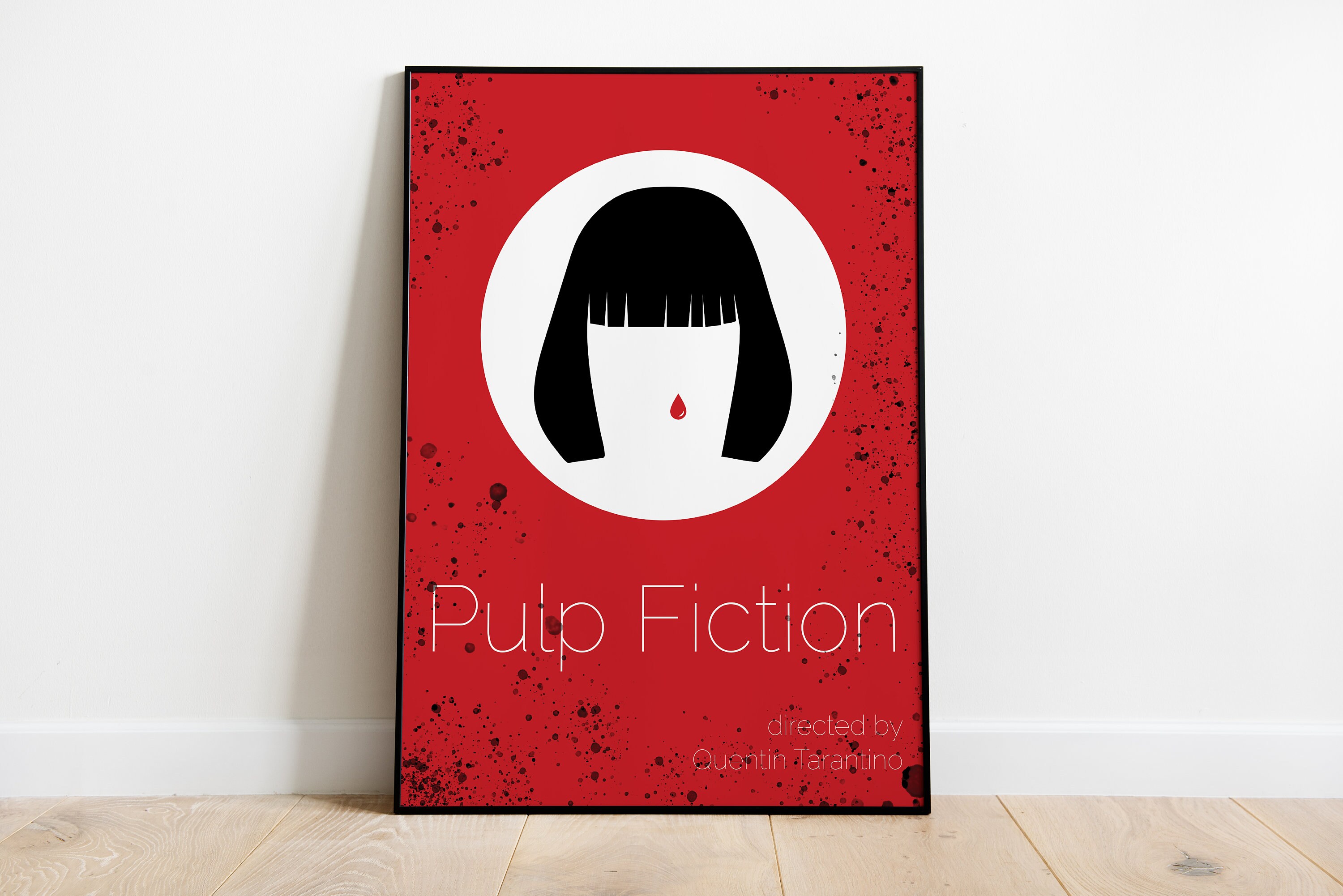 ポスター 90s VINTAGE PULP FICTION ORIGINAL POSTER Pulp Fiction Movie Poster 1994 1 Sheet (27x41)
