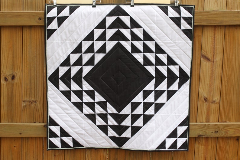 Vertigo Easy Baby Quilt Pattern PDF Instant Download image 1