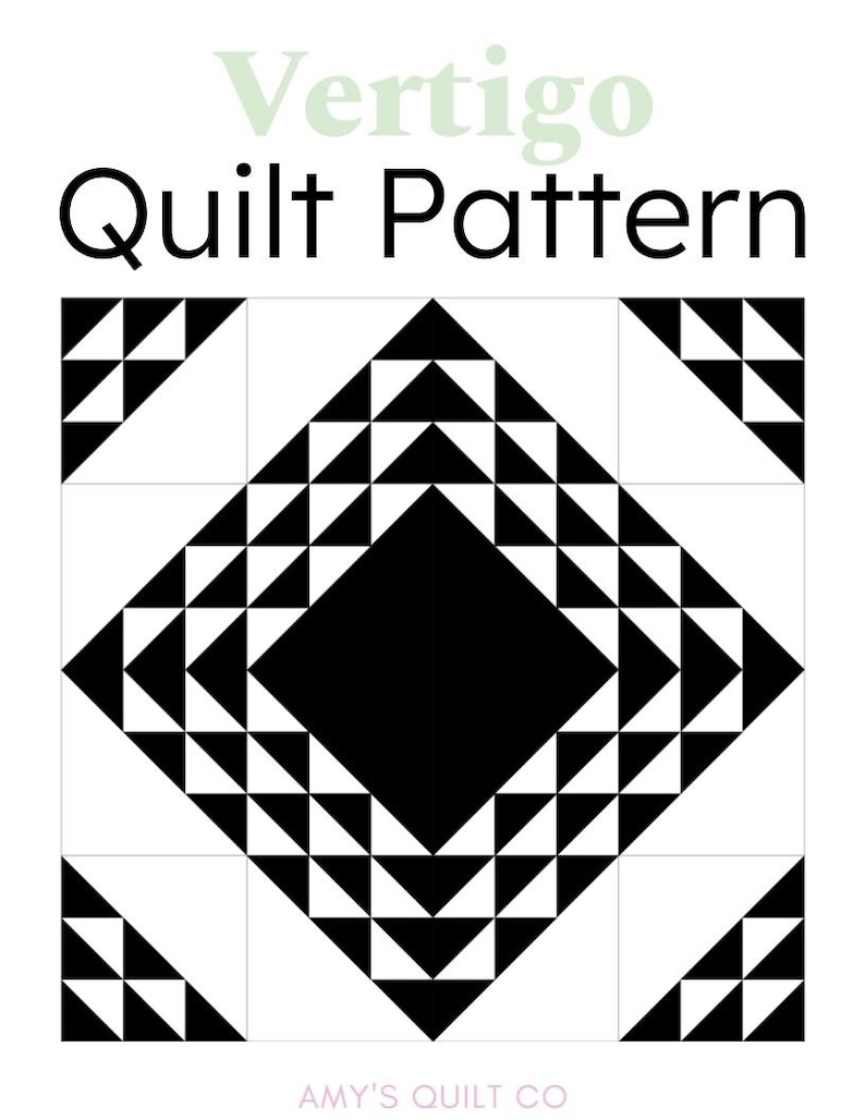Vertigo Easy Baby Quilt Pattern PDF Instant Download image 3