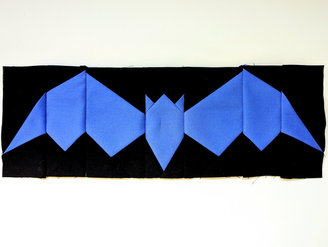 Pattern Block Bat Bat Quilt Block Pieced Pattern Digital Instant Download - Etsy