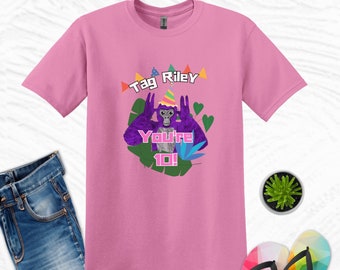 Kids Gorilla Tag Birthday TShirt | Gorilla Tag Gamer Shirt