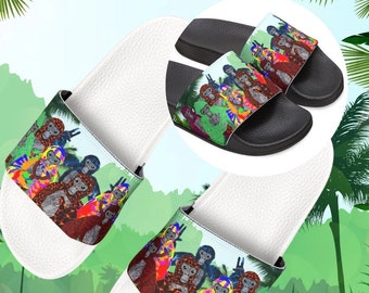 Gorilla Tag Inspired Youth Slide Sandals | Gorilla Tag Birthday Gift for Young Gamer