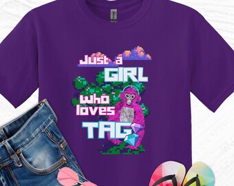 Gorilla tag game shirt Kids or Youth size | Birthday gift Gorilla tag Gamer