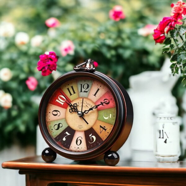 Vintage Table Clock - Etsy UK