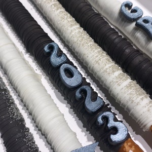 Chocolate covered pretzels Graduation Party Favors Graduation gifts Grad treats Chocolate covered