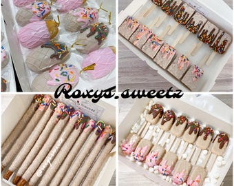Ice cream Theme, Ice cream Cakesicles, Icecream Treats, Pastel Treats , Sweet Two Treats