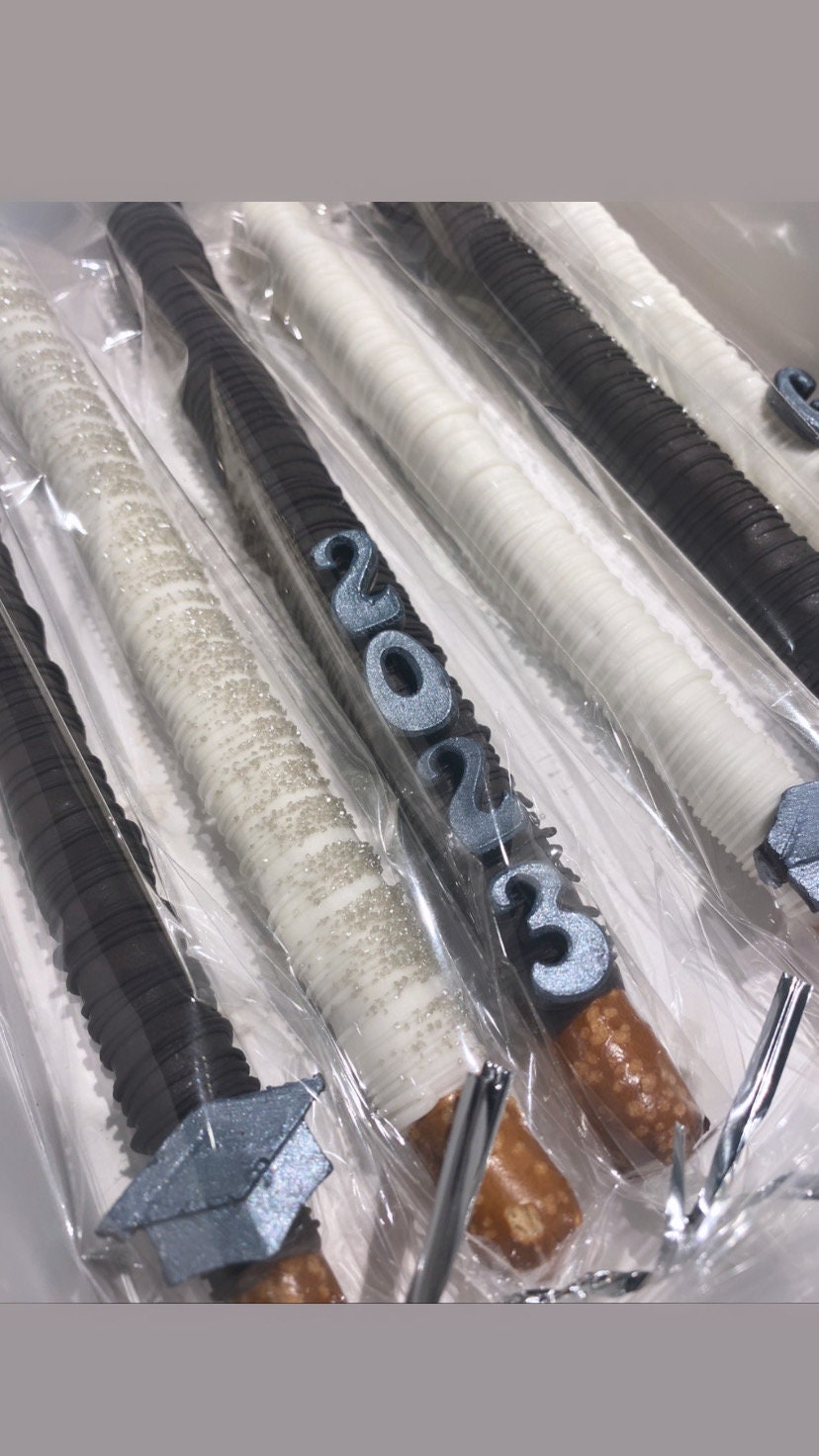 Chocolate Covered Pretzels Graduation Party Favors Graduation Gifts