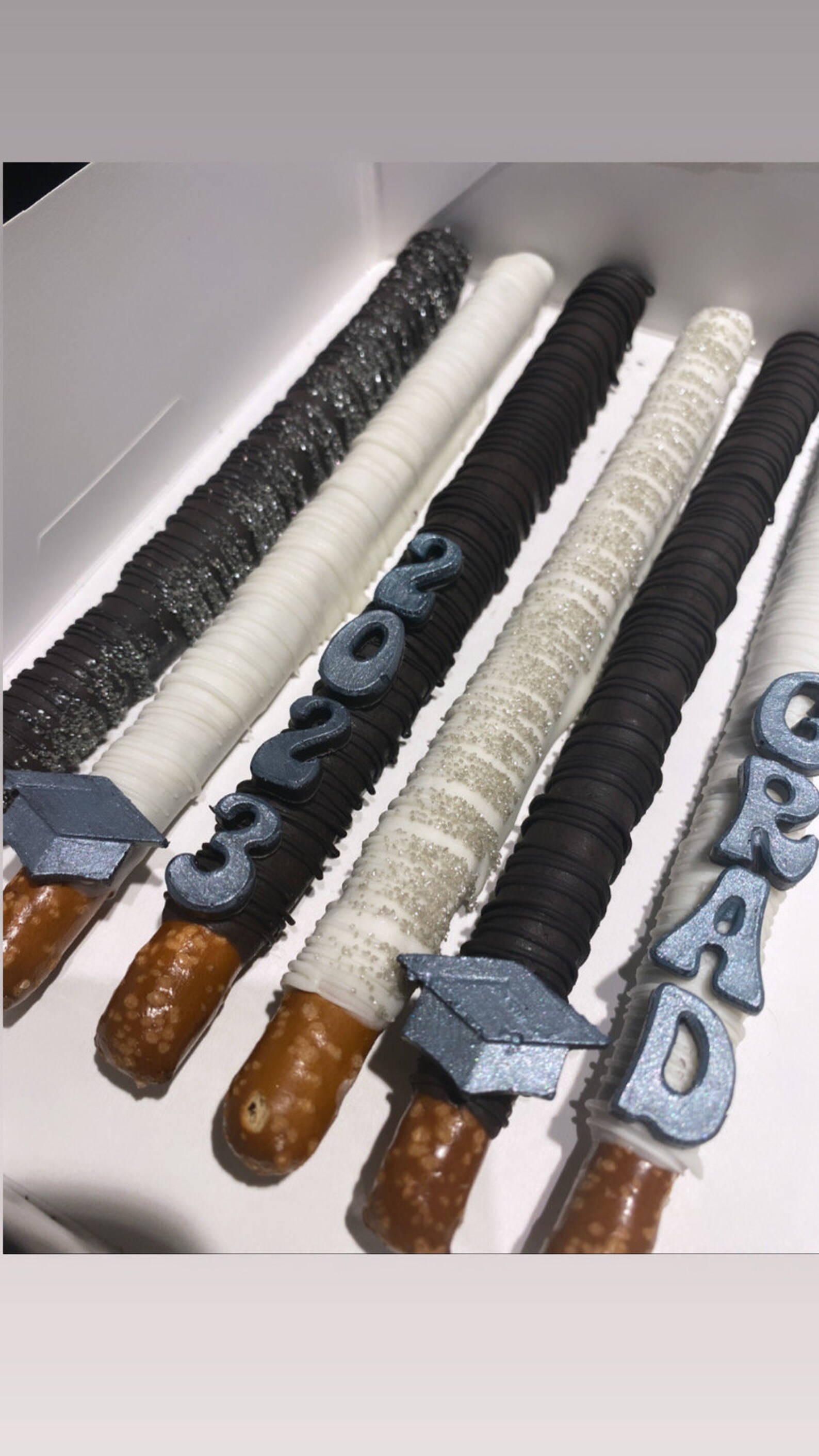 Chocolate Covered Pretzels Graduation Party Favors Graduation Gifts