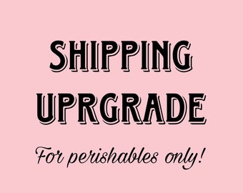 Shipping Upgrade for Perishables, Thermal bag, Ice Packs, Ice Packs for Shipping Chocolate