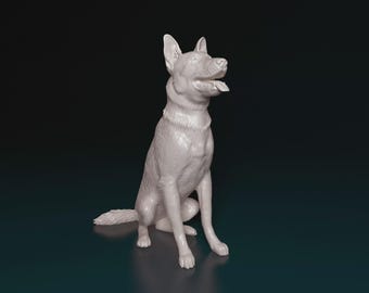 1/6スケール ジャーマンシェパード犬フィギュアモデル 12インチ