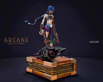 Jinx Figure | Arcane League of Legends | 3D Printed Model