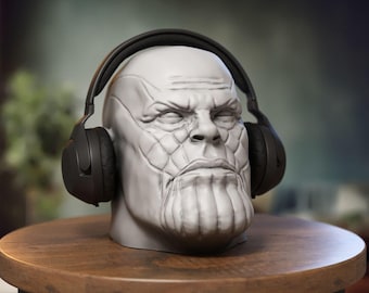 Soporte para auriculares de Thanos: diseño Power Sculpt impreso en 3D