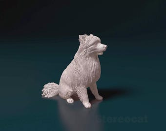 Pomeranian Dog Figurine – 3D Printed Fluffy Pom Statue (3)