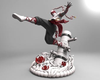 ゴールド リーシン フィギュア: 3Dプリント リーグ・オブ・レジェンド