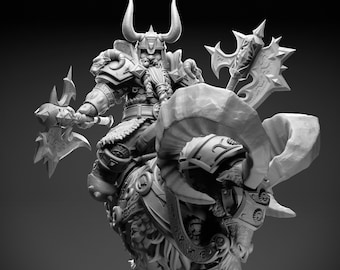 Dwarf Warrior - World of Warcraft -  3D Printed Collectible for Your Gaming Heaven