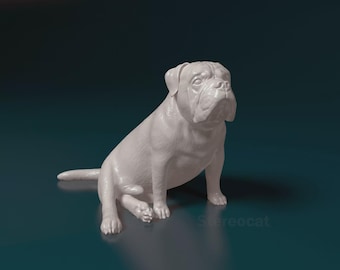 Beeldje Engelse Bulldog – 3D-geprint hondenstandbeeld (4)