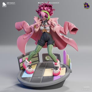 Scamellia Figurine – Unbreadable Statue | 3D Printed Fantasy Character