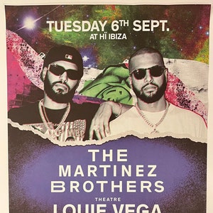 The Martinez Brothers at Hi! Ibiza 6-9-2022 Official Poster