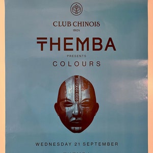 Themba at Chinois Ibiza 21-9-2022 Official Poster