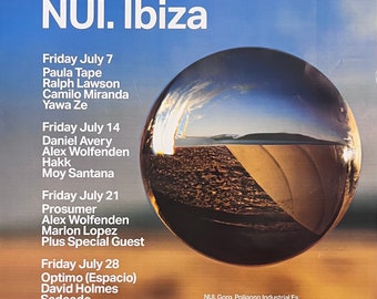 Offbeat op Nui Ibiza, officiële poster juli 2023