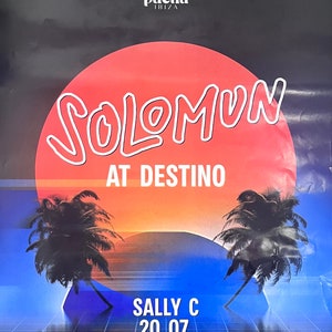 Solomun at Destino July 20 Official Poster