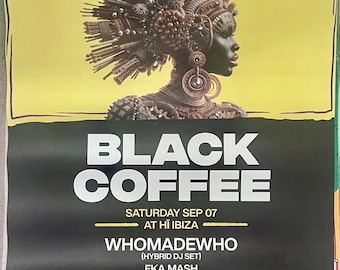Black Coffee at Hi Ibiza September 7 2024 Official Poster