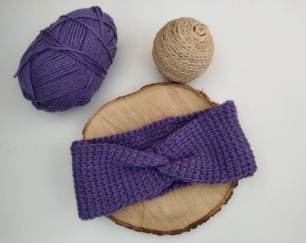 diadema de crochet hecha a mano, muchos colores disponibles