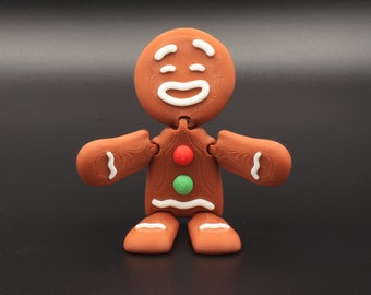 Lebkuchenmann Figur für Weihnachten als Dekoration von FlexiFactory