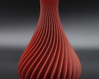 Elegant spiral vase in 10 possible designs