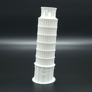 Tour de Pise - Tour penchée de Pise - Architecture italienne artisanale - Décoration d'intérieur unique, souvenir, outil pédagogique et cadeau - Impression 3D