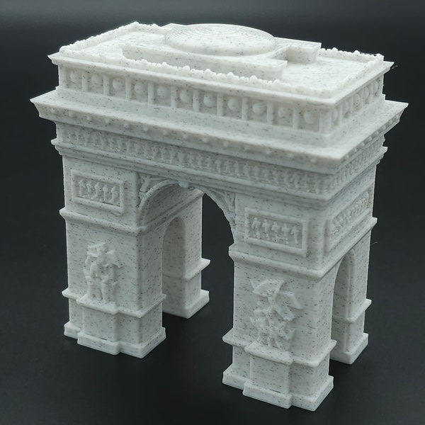 Arc de Triomphe Model - Premium Quality, Multiple Colors & Sizes Available! - High-Detail 3D Printed
