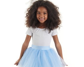 BLUE TUTU SKIRT, Ballet Basic Tutu Skirt, Blue Tutu, Blue Tulle Skirt, Ballerina Skirt