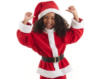 Kids santa shop costume