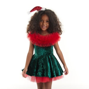 MRS CLAUS COSTUME, Mrs Claus Tutu Dress, Christmas Tutu Dress, Christmas Party Outfit, Holiday Gift, Christmas Costume, Christmas Dress