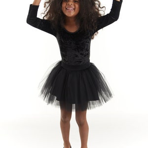 BLACK TUTU SKIRT, Ballet Basic Tutu Skirt, Black Tutu, Black Tulle Skirt, Ballerina Skirt image 2