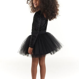 BLACK TUTU SKIRT, Ballet Basic Tutu Skirt, Black Tutu, Black Tulle Skirt, Ballerina Skirt image 4