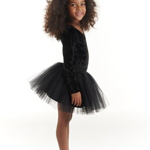 BLACK TUTU SKIRT, Ballet Basic Tutu Skirt, Black Tutu, Black Tulle Skirt, Ballerina Skirt image 3