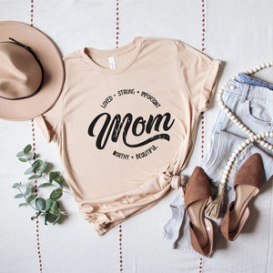 Loved Mom Shirt, Mothers Day Gift, Mom Shirt, Mom Life Shirt, Gift For Mom