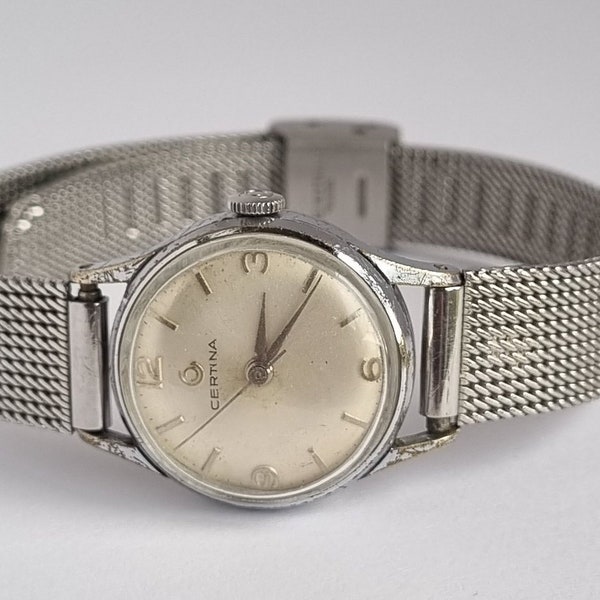 Vintage Swiss 1960 CERTINA 17-25 Women's Mechanical Watch
