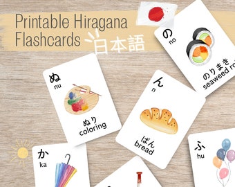Hiragana flashcards ,Japanese flashcards, printableHiragana, Japanese learning, Educationalflashcards, Learn Japanese, Kids roomdecoration