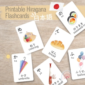 Hiragana flashcards ,Japanese flashcards, printableHiragana, Japanese learning, Educationalflashcards, Learn Japanese, Kids roomdecoration