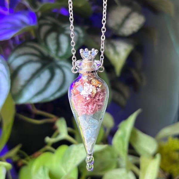 Aphrodite Spell Jar Necklace – Goddess of Love & Beauty